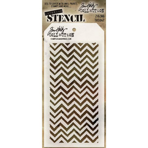 Tim Holtz Stencil Zigzag