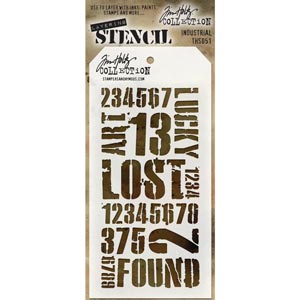 Tim Holtz Stencil Industrial