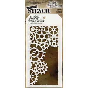 Tim Holtz Stencil Gears