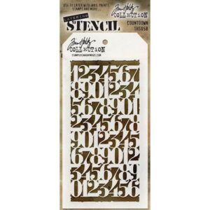 Tim Holtz Stencil Countdown