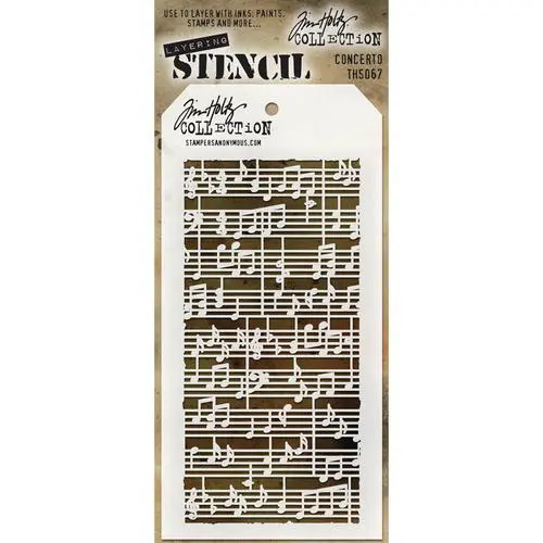 Tim Holtz Stencil Concerto