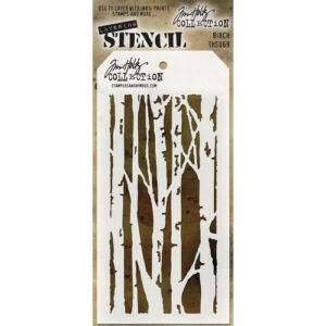 Tim Holtz Stencil Bouleaux