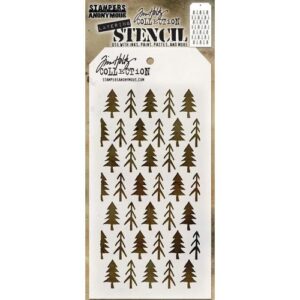 Tim Holtz Stencil Pines