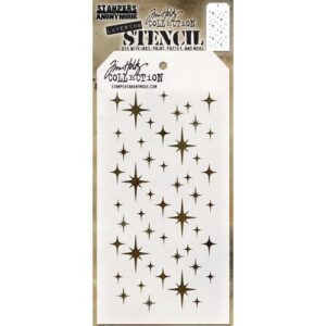 Tim Holtz Stencil Étoiles scintillantes