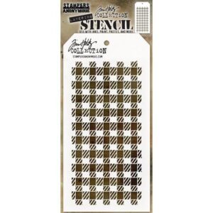 Tim Holtz Stencil Gingham