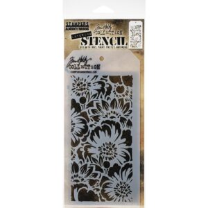 Tim Holtz Stencil Bouquet