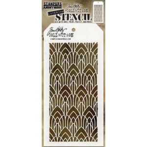 Tim Holtz Stencil Deco Arch - Layered