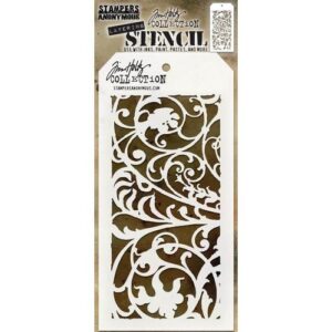 Tim Holtz Stencil Deco Ironwork - Layered