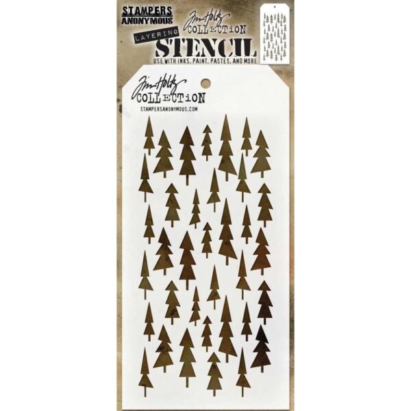 Tim Holtz Stencil Tree Lot