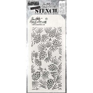 Tim Holtz Stencil Pommes de Pin