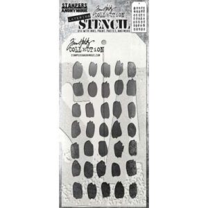 Tim Holtz Stencil Marques de Pinceau