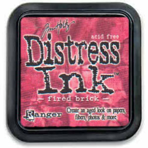 Distress Ink Fired Brick