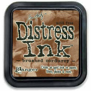 Distress Ink Brushed Corduroy