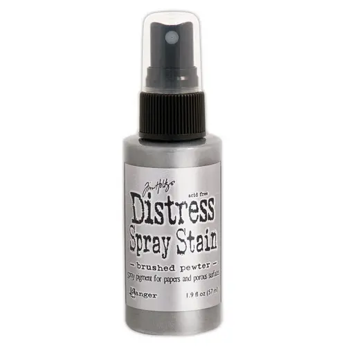 Tim Holtz Distress Spray Stain Brushed Pewter