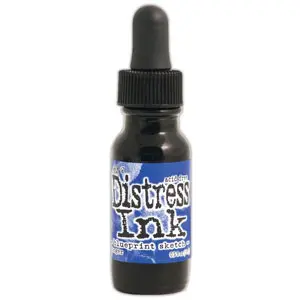 Recharge Distress Ink Blueprint Sketch
