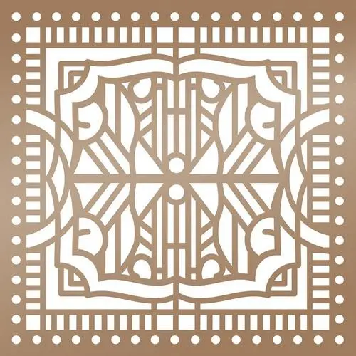 Ultimate Crafts Stencil 6"X6" Architecture