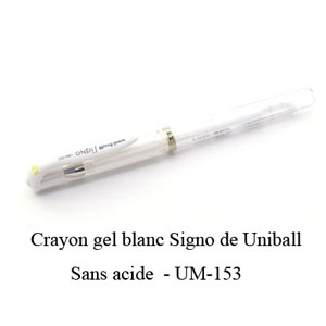 Signo Uni-Ball Blanc