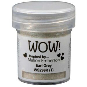 WOW Poudre embossage Glitter Earl Grey