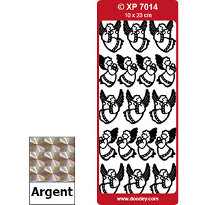 Peel Off Prismatiques Anges argent